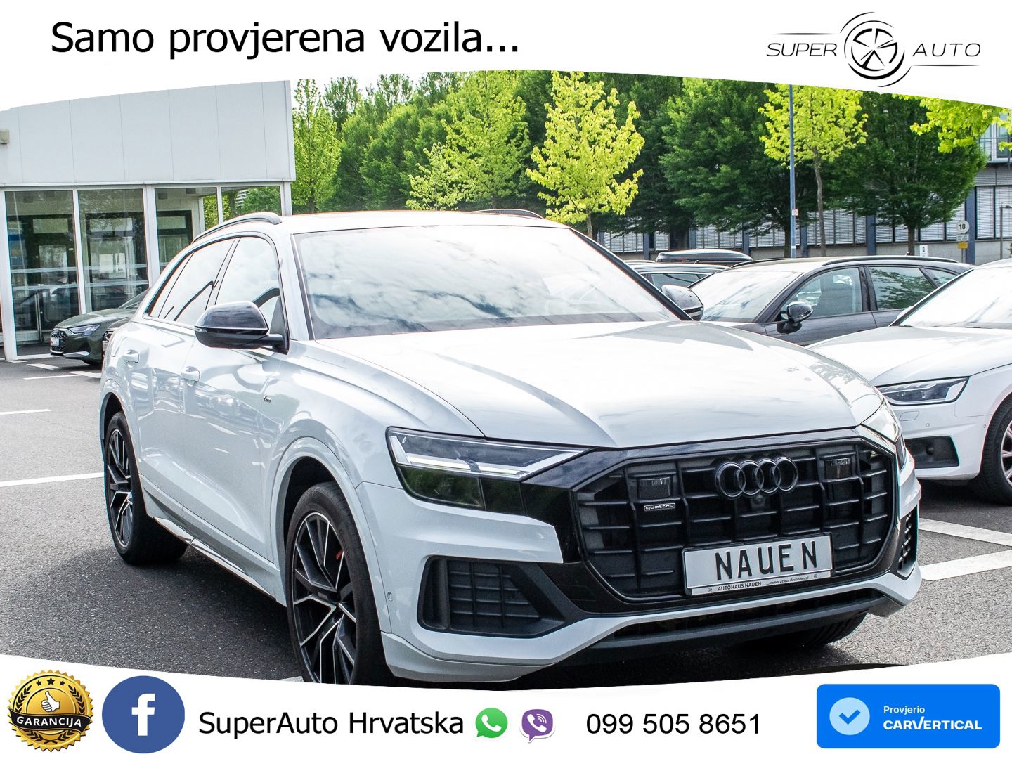 Audi Q8 50 TDI V6 quattro tiptronic S Line 286 KS, ZRAČNI+ACC+GR SJED+360+PDC