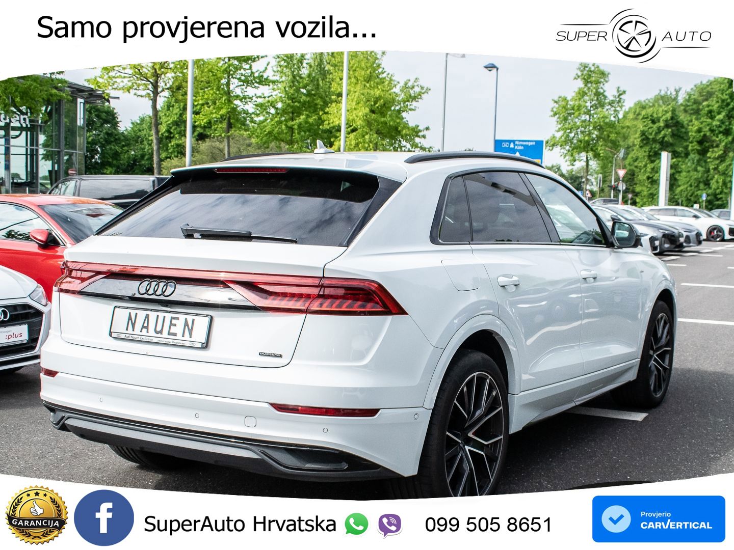 Audi Q8 50 TDI V6 quattro tiptronic S Line 286 KS, ZRAČNI+ACC+GR SJED+360+PDC