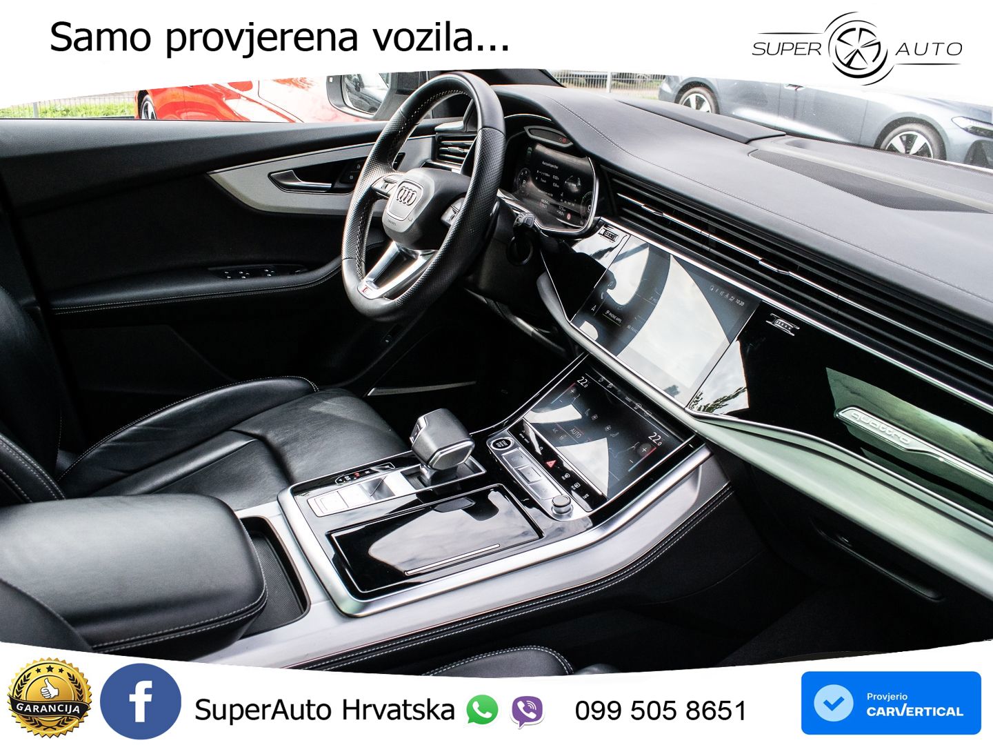 Audi Q8 50 TDI V6 quattro tiptronic S Line 286 KS, ZRAČNI+ACC+GR SJED+360+PDC