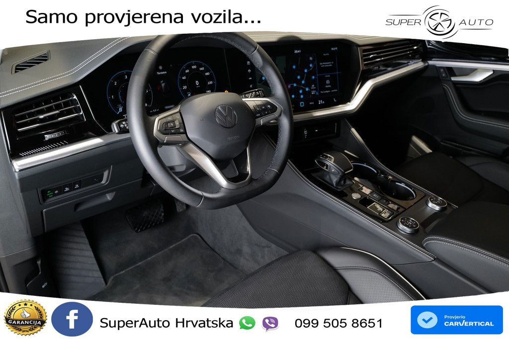 VW Touareg 3.0 TDI V6 4M Aut. Elegance 231 KS, MATRIX+ACC+GR SJED+KAM+PDC+ZRAČNI