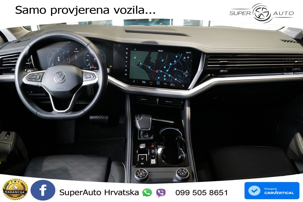 VW Touareg 3.0 TDI V6 4M Aut. Elegance 231 KS, MATRIX+ACC+GR SJED+KAM+PDC+ZRAČNI