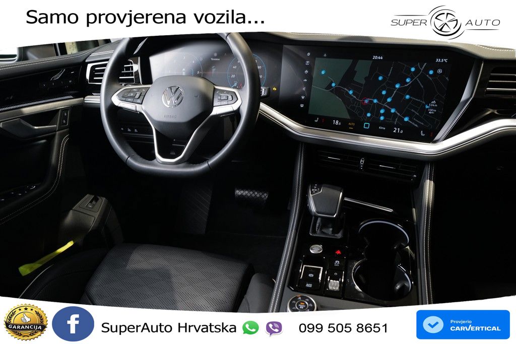 VW Touareg 3.0 TDI V6 4M Aut. Elegance 231 KS, MATRIX+ACC+GR SJED+KAM+PDC+ZRAČNI