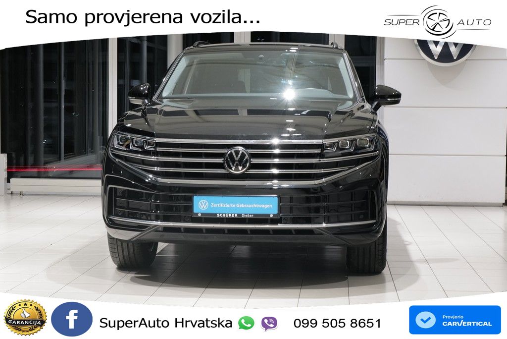 VW Touareg 3.0 TDI V6 4M Aut. Elegance 231 KS, MATRIX+ACC+GR SJED+KAM+PDC+ZRAČNI