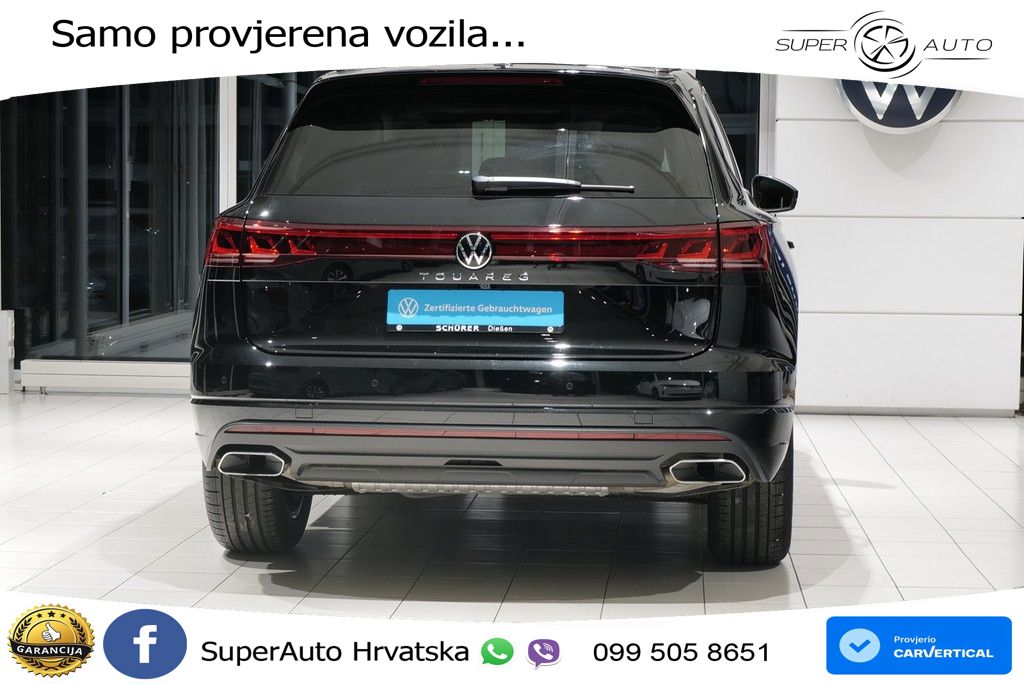 VW Touareg 3.0 TDI V6 4M Aut. Elegance 231 KS, MATRIX+ACC+GR SJED+KAM+PDC+ZRAČNI