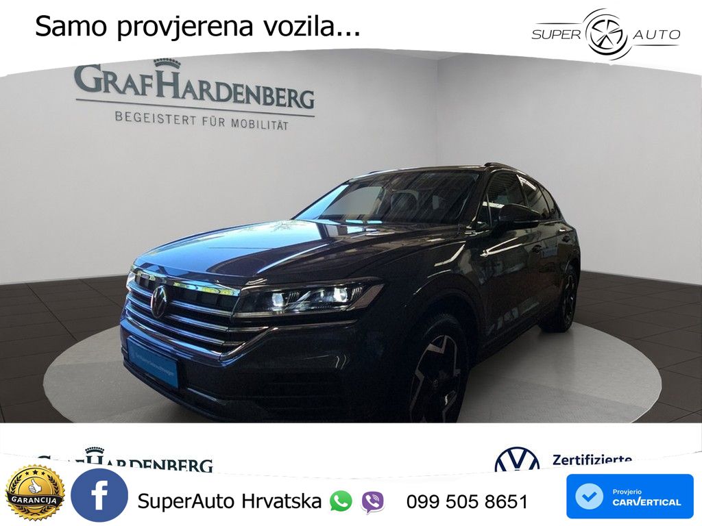 VW Touareg 3.0 TDI V6 4M Aut. 231 KS, ZRAČNI+ACC+GR SJED+KAM+PDC