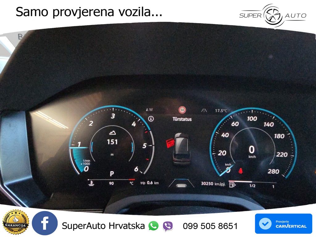 VW Touareg 3.0 TDI V6 4M Aut. 231 KS, ZRAČNI+ACC+GR SJED+KAM+PDC
