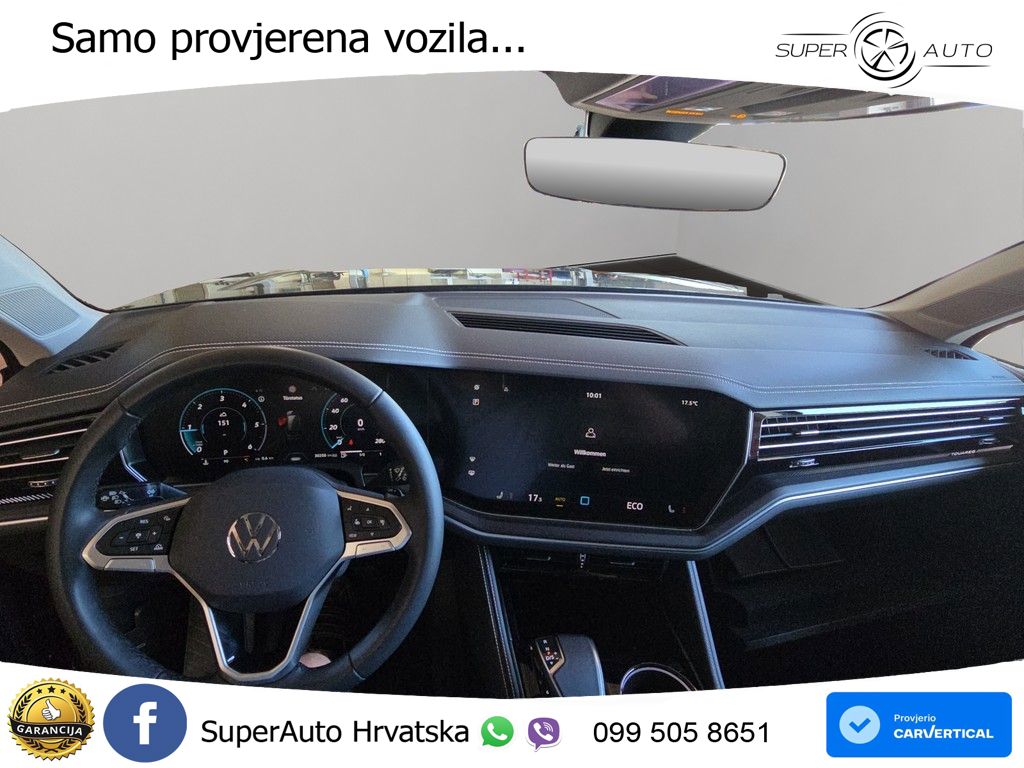 VW Touareg 3.0 TDI V6 4M Aut. 231 KS, ZRAČNI+ACC+GR SJED+KAM+PDC
