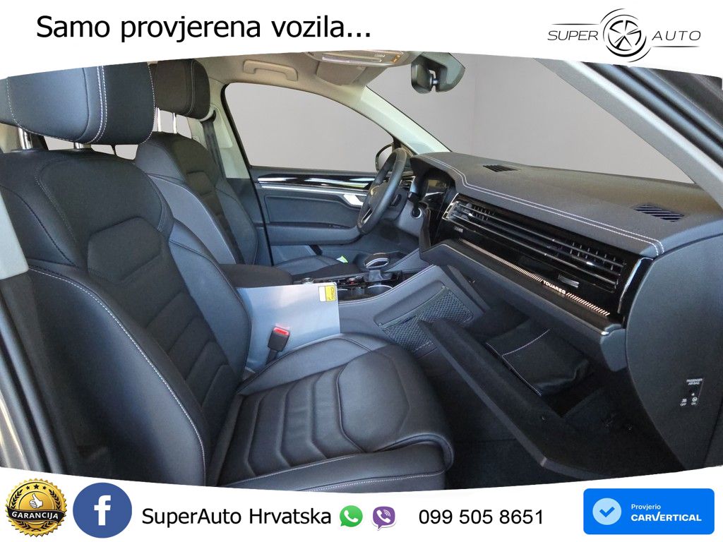 VW Touareg 3.0 TDI V6 4M Aut. 231 KS, ZRAČNI+ACC+GR SJED+KAM+PDC