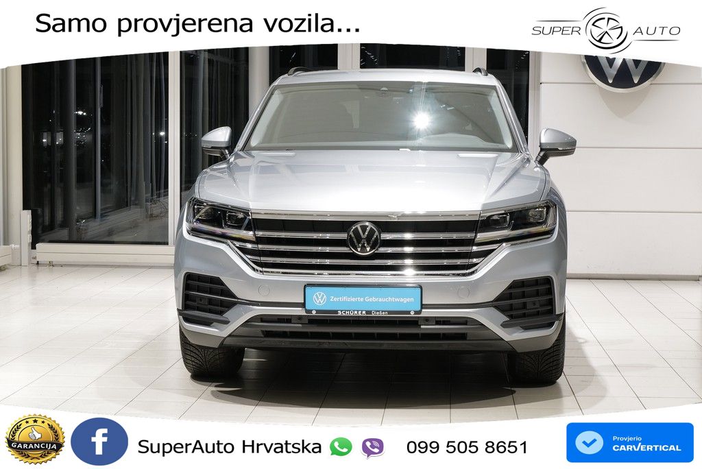 VW Touareg 3.0 TDI V6 4M Aut. 231 KS, ZRAČNI+LED+ACC+GR SJED+KAM+PDC