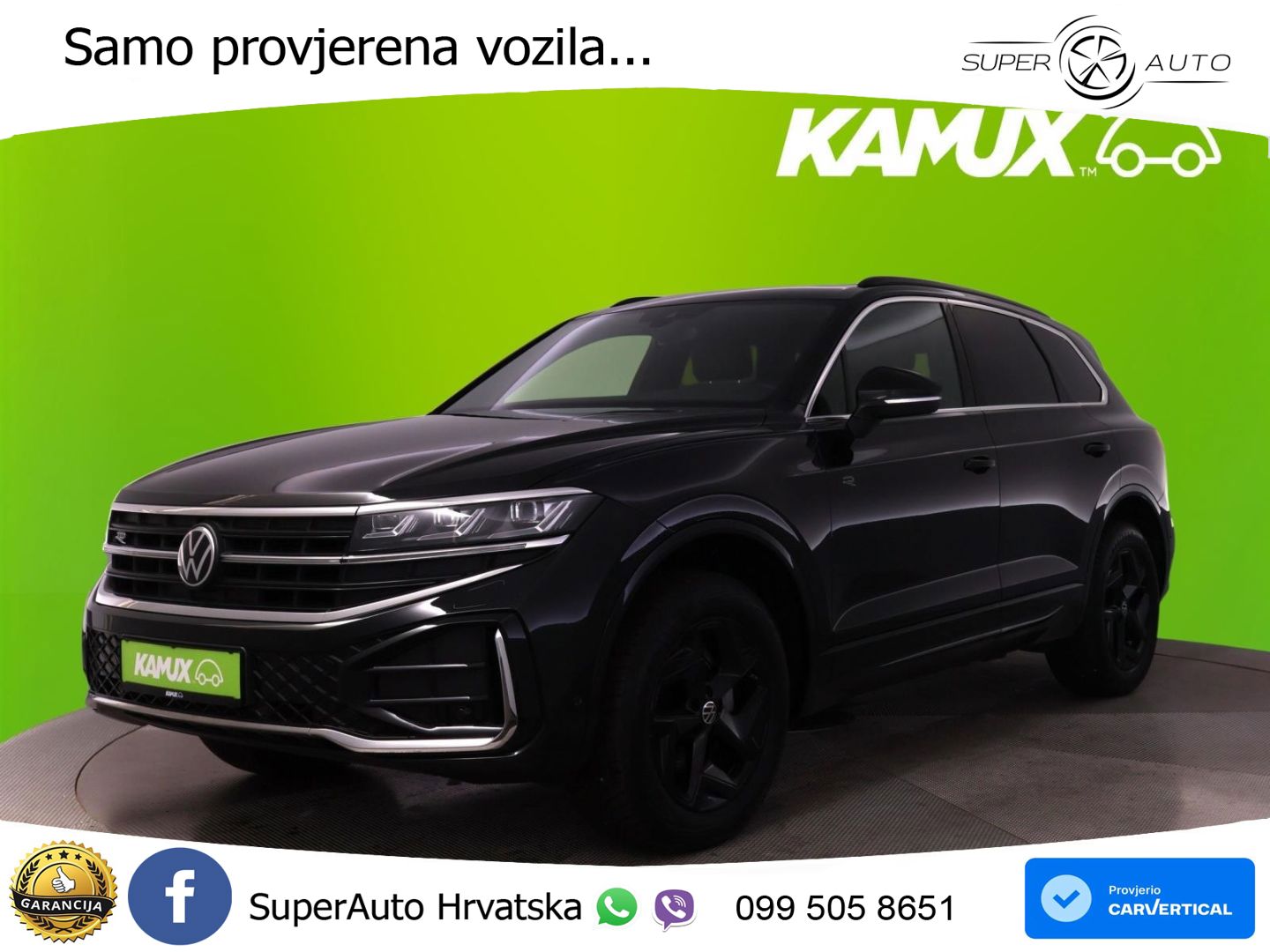 VW Touareg 3.0 TDI V6 4M Aut. R line 231 KS, MATRIX+ACC+GR SJED+KAM+PDC
