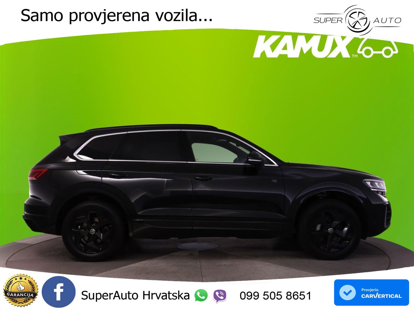 VW Touareg 3.0 TDI V6 4M Aut. R line 231 KS, MATRIX+ACC+GR SJED+KAM+PDC