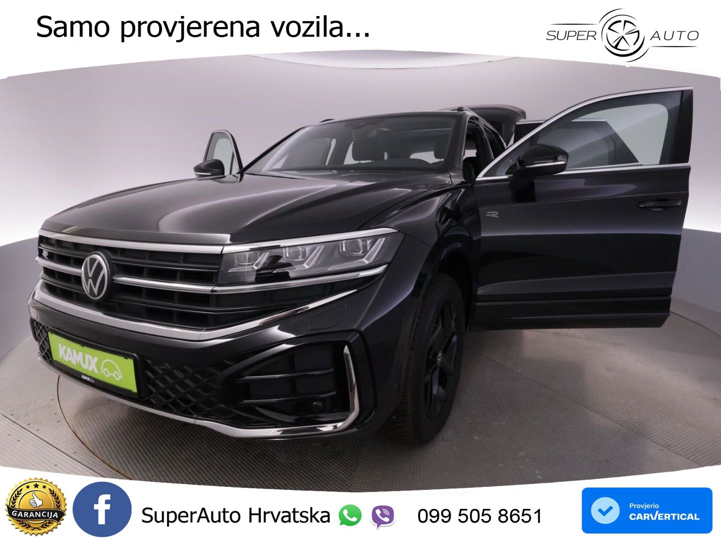 VW Touareg 3.0 TDI V6 4M Aut. R line 231 KS, MATRIX+ACC+GR SJED+KAM+PDC
