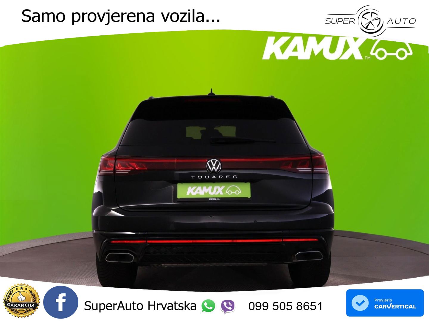 VW Touareg 3.0 TDI V6 4M Aut. R line 231 KS, MATRIX+ACC+GR SJED+KAM+PDC