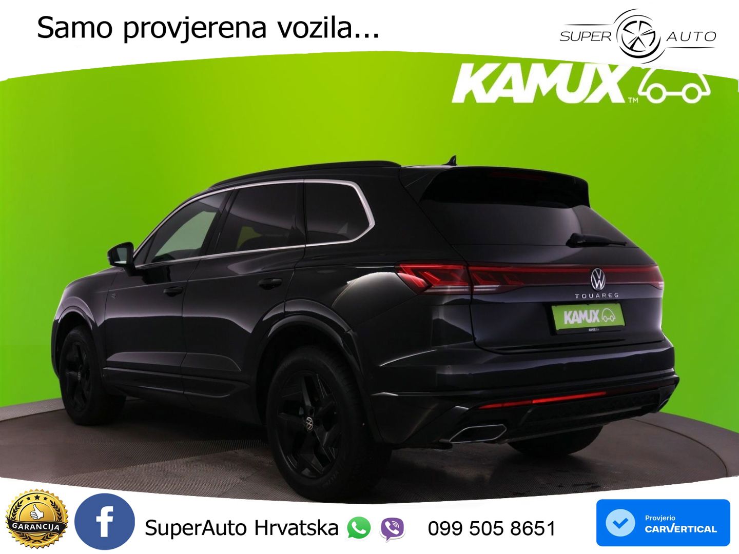 VW Touareg 3.0 TDI V6 4M Aut. R line 231 KS, MATRIX+ACC+GR SJED+KAM+PDC