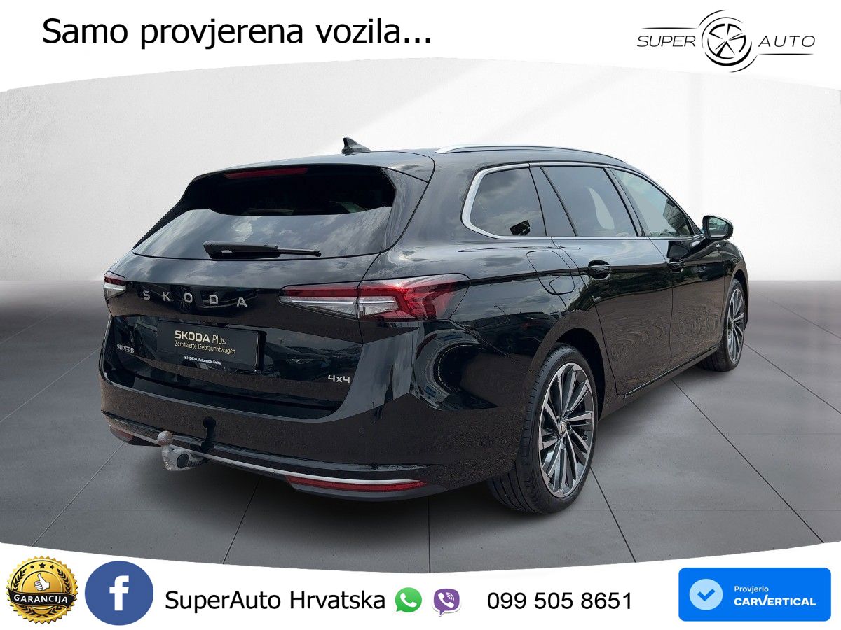 Škoda Superb Combi 2.0 TDI 4x4 L&K 193 KS, MATRIX+ACC+4xGR SJED+MASAŽA+KAM+PDC