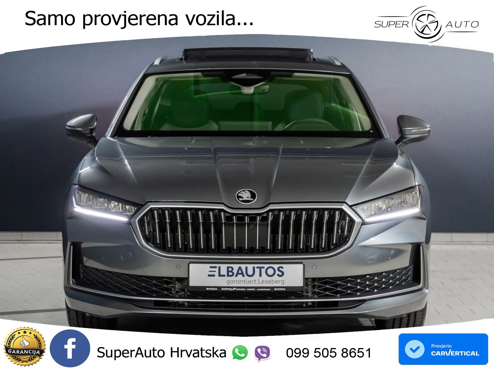 NOVO Škoda Superb Combi 2.0 TDI 4x4 Selection 193 KS, LED+ACC+GR SJED+PANO+KAM