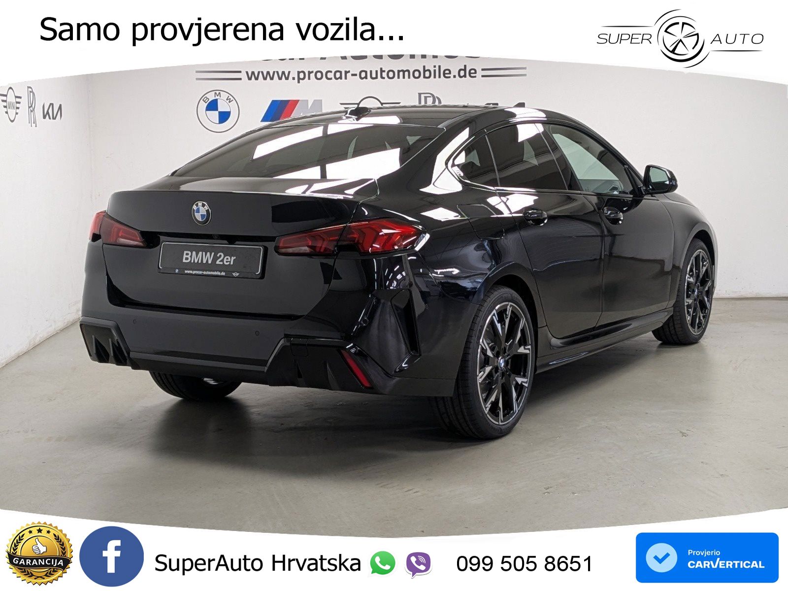 BMW 218d GC Steptronic M Sport 150 KS, LED+TEM+GR SJED+KAM+PDC