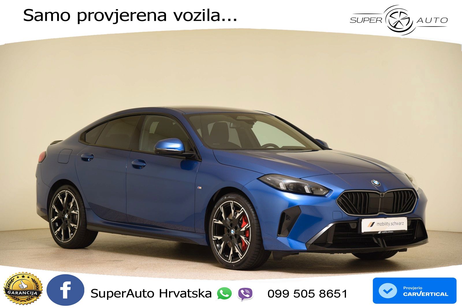 BMW 218d GC Steptronic M Sport Pro 150 KS, LED+ACC+GR SJED+360+MASAŽA