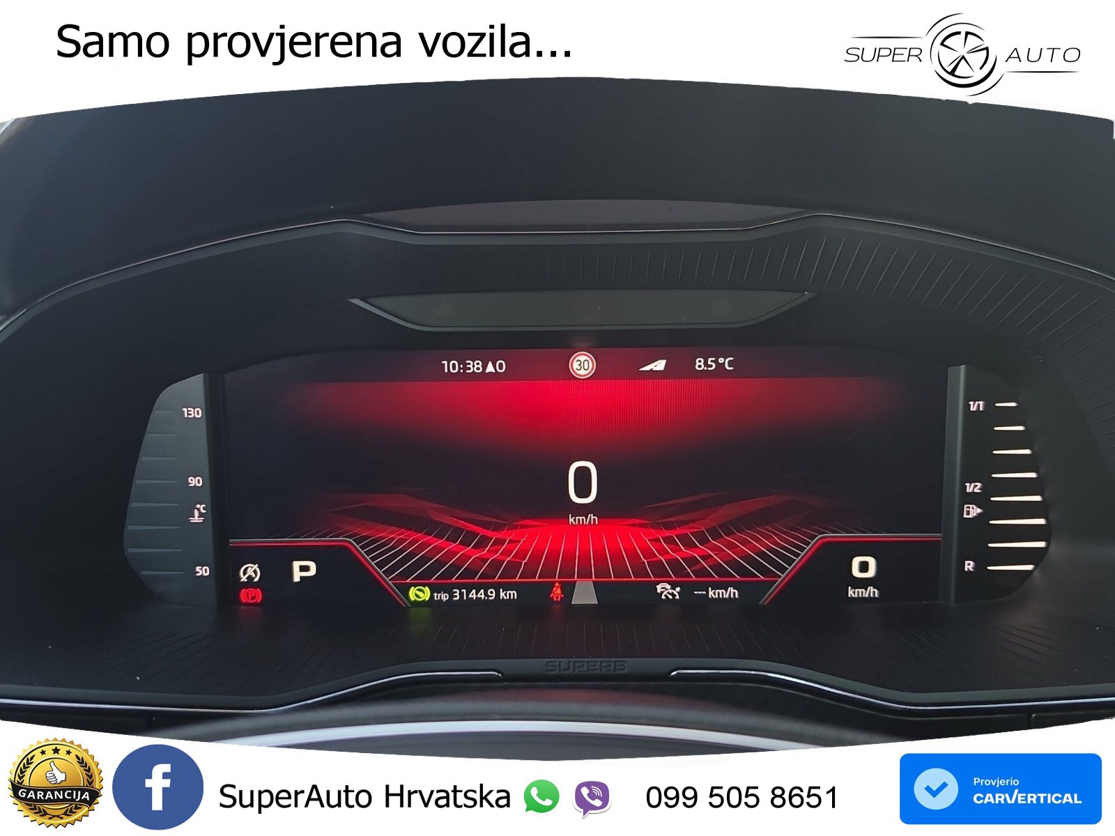 Škoda Superb Combi 2.0 TDI 4x4 Sportline 193 KS, MATRIX+ACC+4xGR SJED+KAM+HEAD