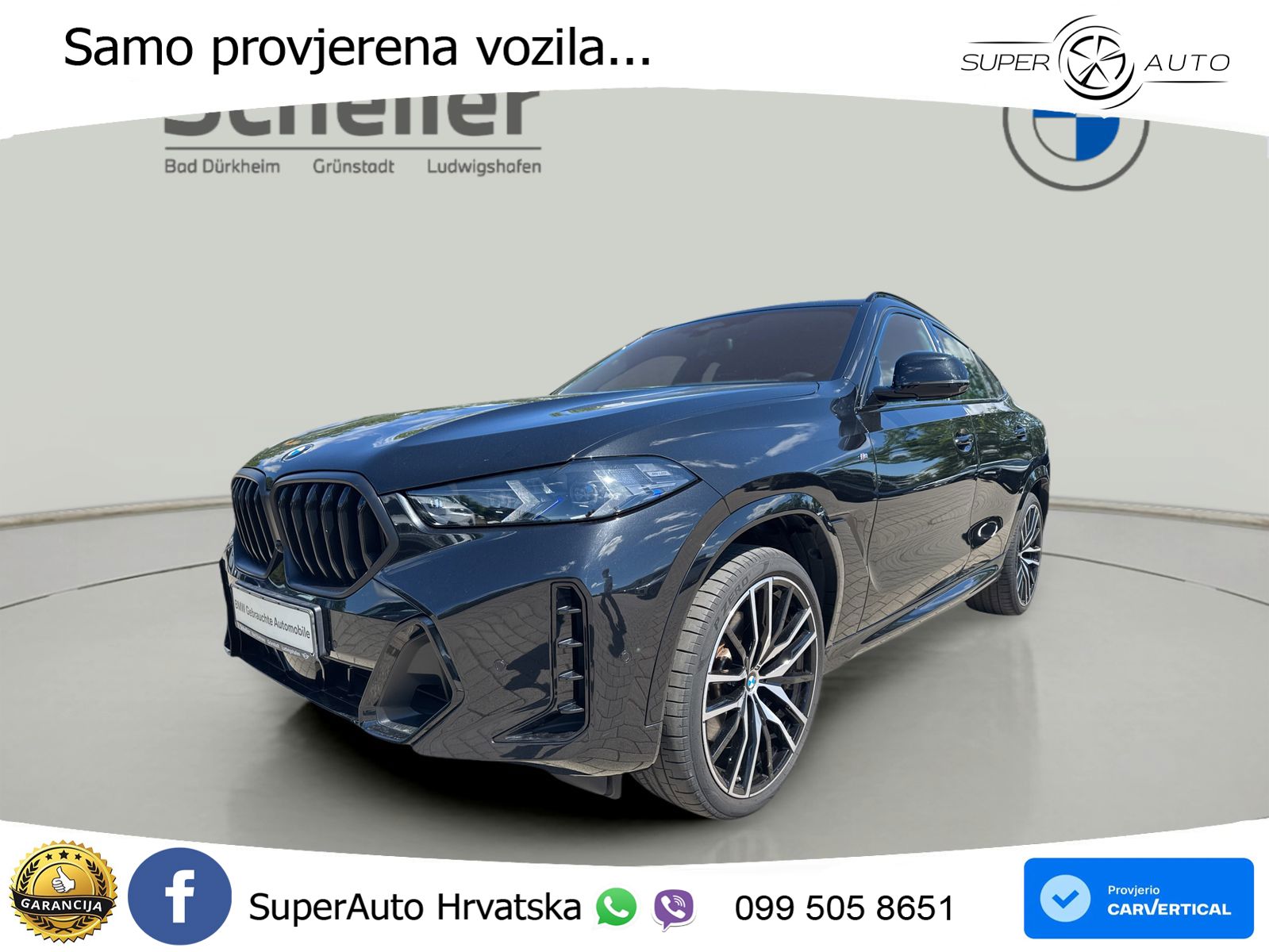 BMW X6 40d xDrive Steptronic M Sport 352 KS, LED+TEM+4xGR SJED+KAM+PANO