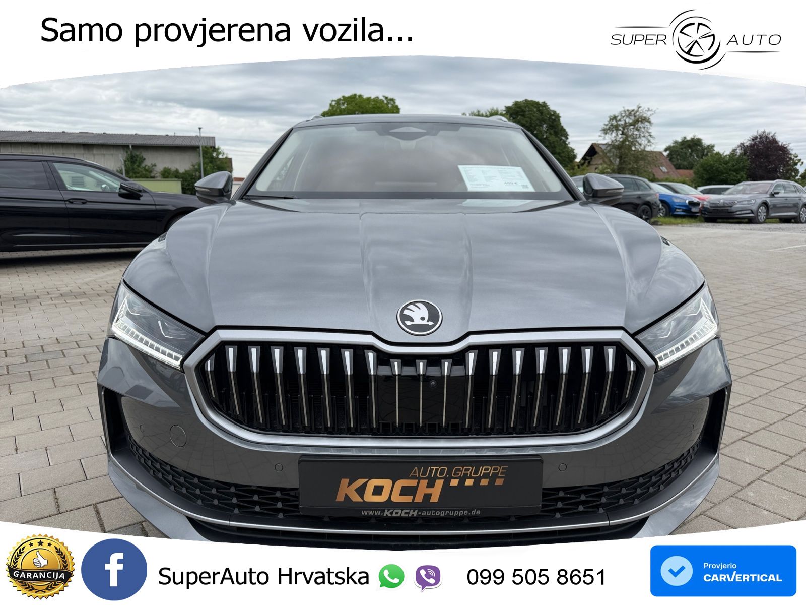 Škoda Superb 2.0 TDI 4x4 L&K 193 KS, LED+ACC+4xGR SJED+MASAŽA+KAM+PDC