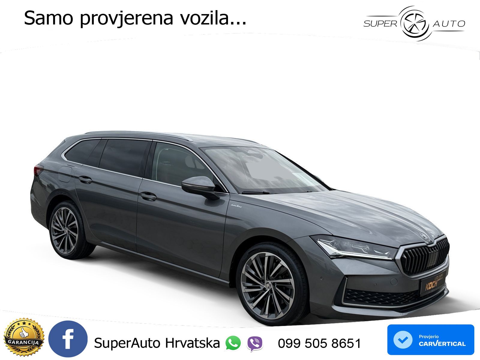 Škoda Superb 2.0 TDI 4x4 L&K 193 KS, LED+ACC+4xGR SJED+MASAŽA+KAM+PDC