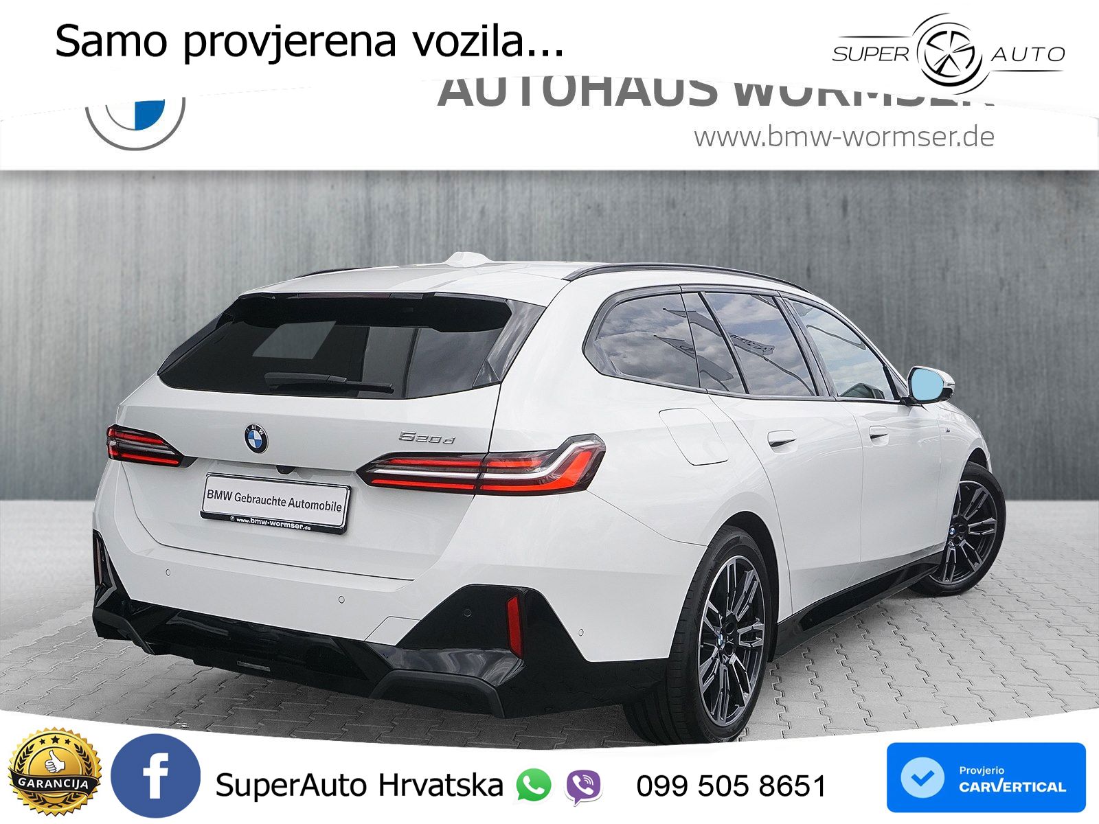 BMW 520d Touring Steptronic M Sport 197 KS, ACC+360+KEY+GR SJED+HEAD+VIRT+LANE