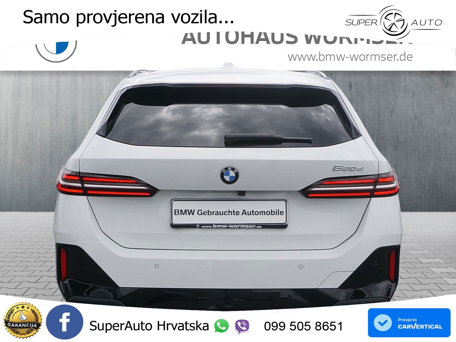 BMW 520d Touring Steptronic M Sport 197 KS, ACC+360+KEY+GR SJED+HEAD+VIRT+LANE
