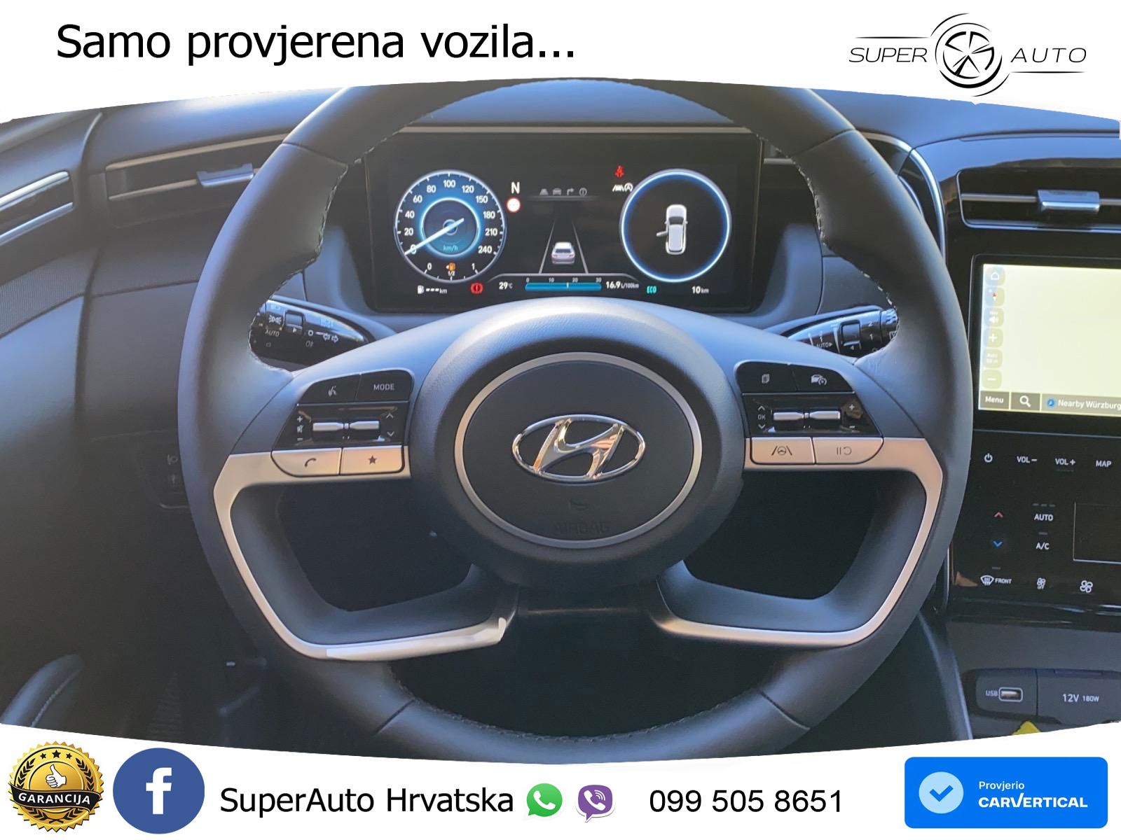 Hyundai Tucson 1.6 T-GDI Trend 150 KS, LED+TEM+GR SJED+KAM+PDC