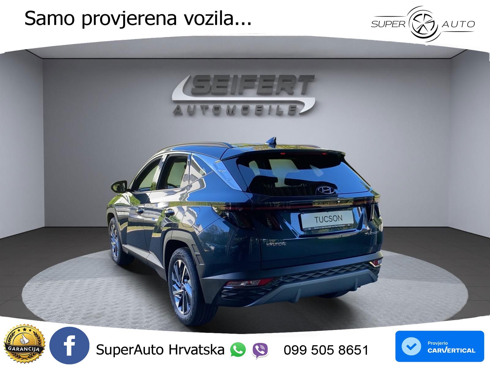 Hyundai Tucson 1.6 T-GDI Trend 150 KS, LED+TEM+GR SJED+KAM+PDC