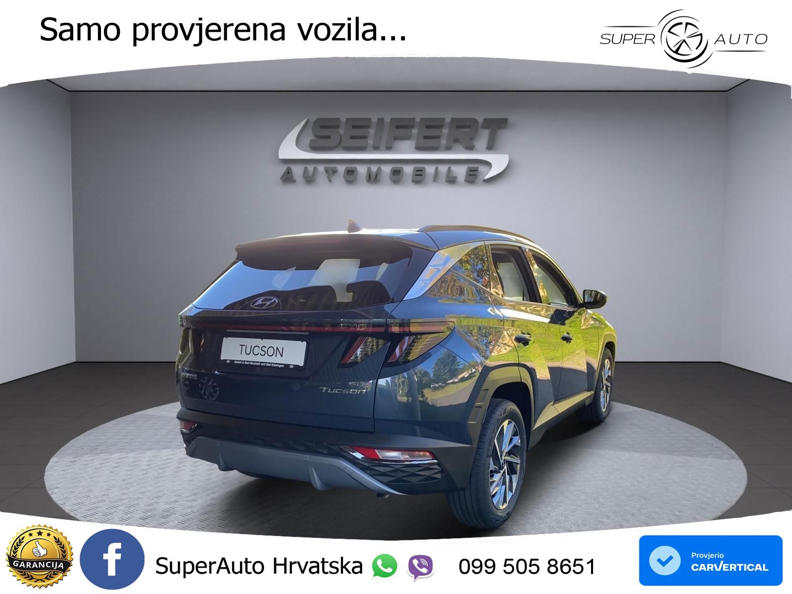 Hyundai Tucson 1.6 T-GDI Trend 150 KS, LED+TEM+GR SJED+KAM+PDC