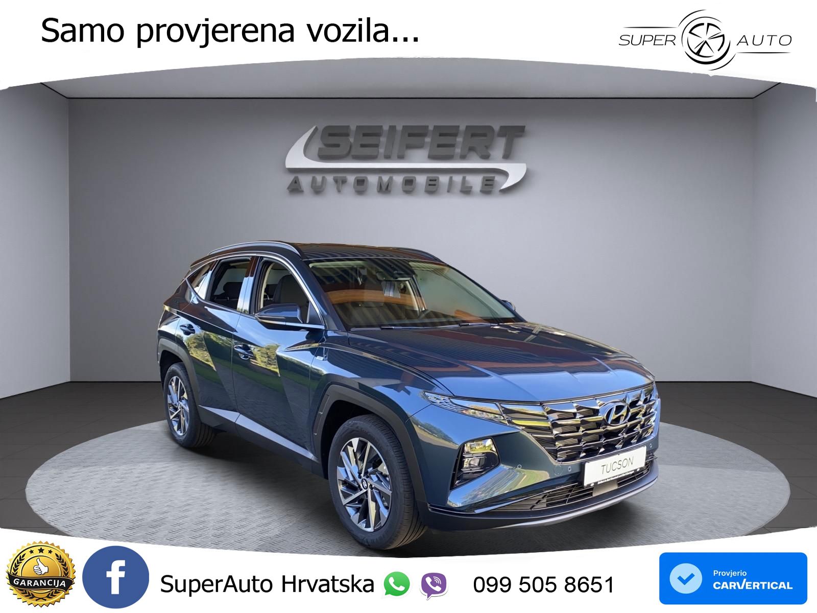 Hyundai Tucson 1.6 T-GDI Trend 150 KS, LED+TEM+GR SJED+KAM+PDC