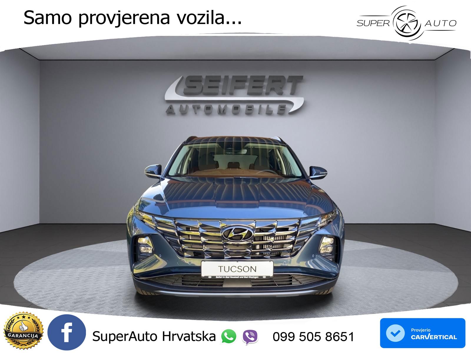 Hyundai Tucson 1.6 T-GDI Trend 150 KS, LED+TEM+GR SJED+KAM+PDC