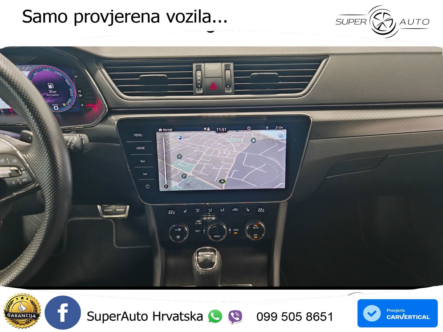 Škoda Superb Combi Sportline 2.0 TDI 200 KS, LED+ACC+GR SJED+PDC+VIRT+ASIST