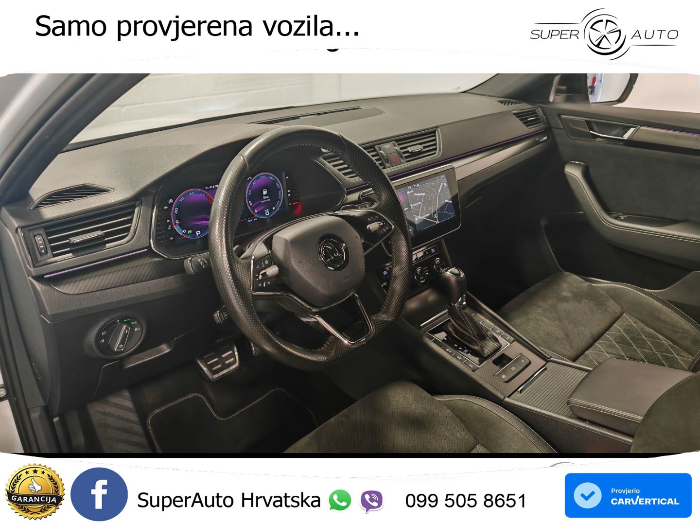 Škoda Superb Combi Sportline 2.0 TDI 200 KS, LED+ACC+GR SJED+PDC+VIRT+ASIST