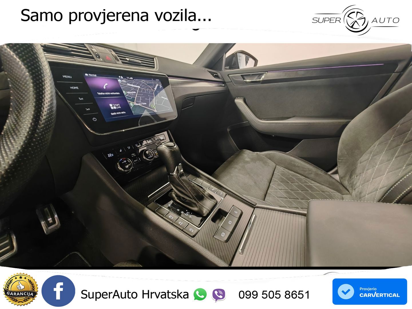 Škoda Superb Combi Sportline 2.0 TDI 200 KS, LED+ACC+GR SJED+PDC+VIRT+ASIST