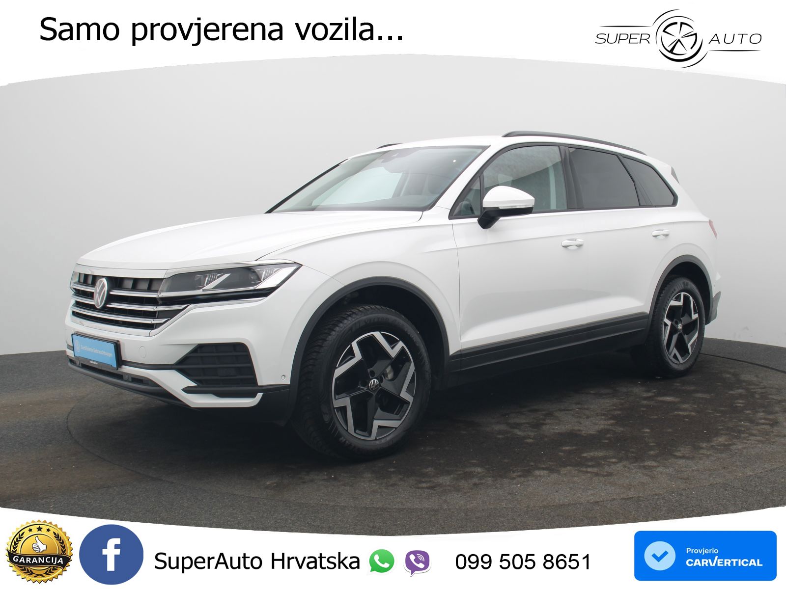 VW Touareg 3.0 TDI V6 4M Aut. 231 KS, ZRAČNI+LED+ACC+GR SJED+KAM+PDC