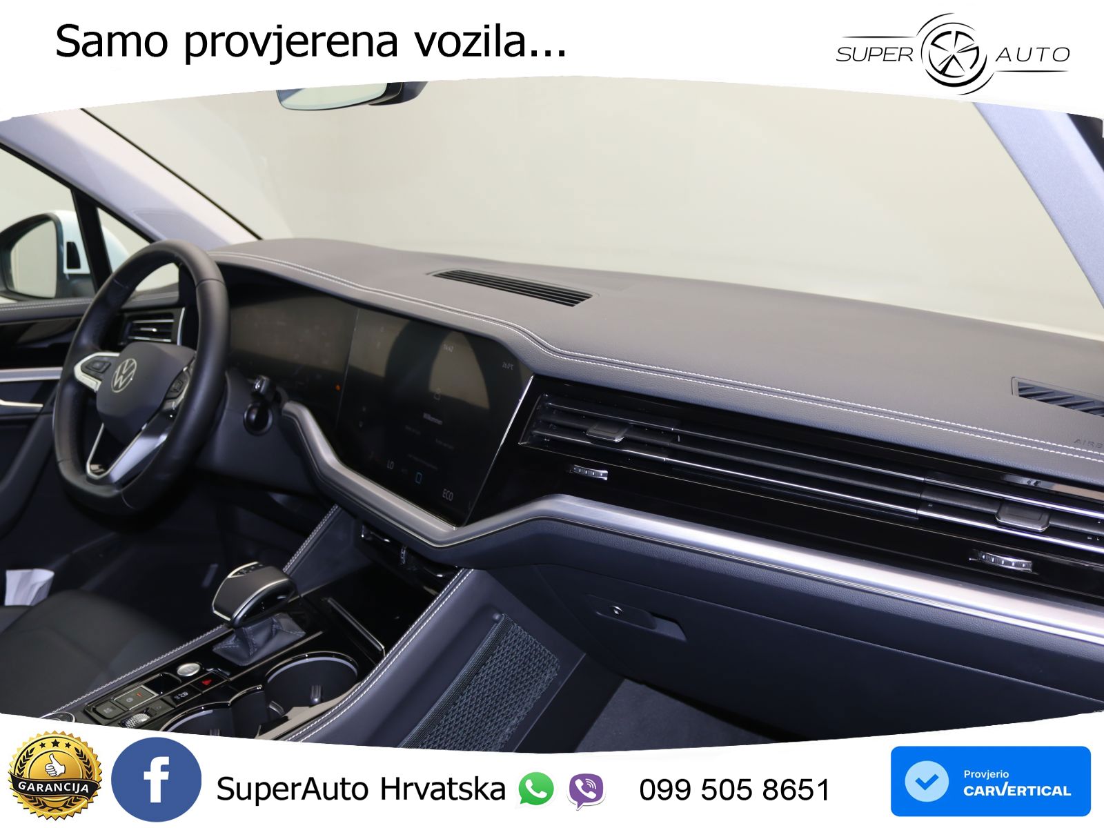VW Touareg 3.0 TDI V6 4M Aut. 231 KS, ZRAČNI+LED+ACC+GR SJED+KAM+PDC
