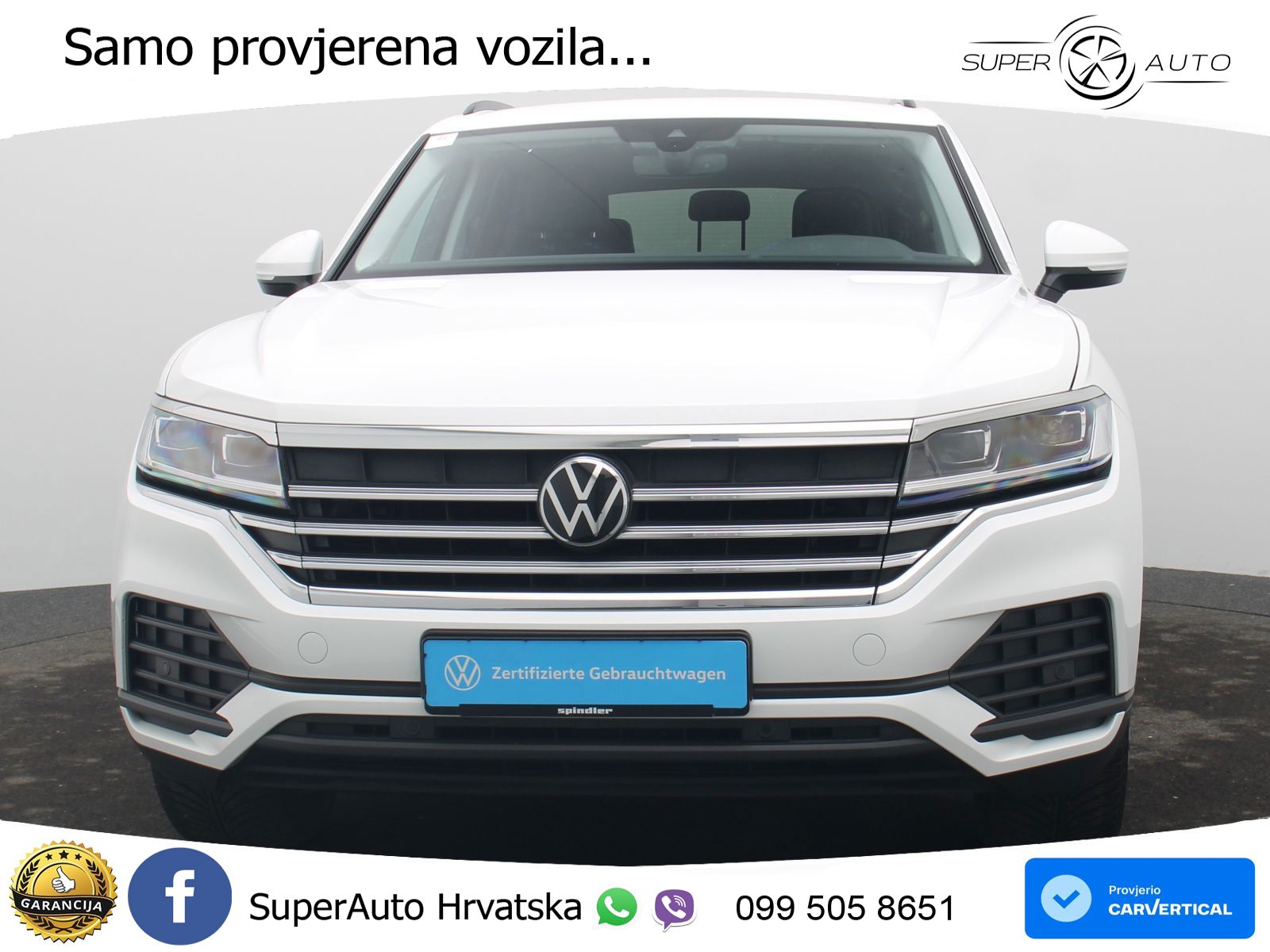 VW Touareg 3.0 TDI V6 4M Aut. 231 KS, ZRAČNI+LED+ACC+GR SJED+KAM+PDC