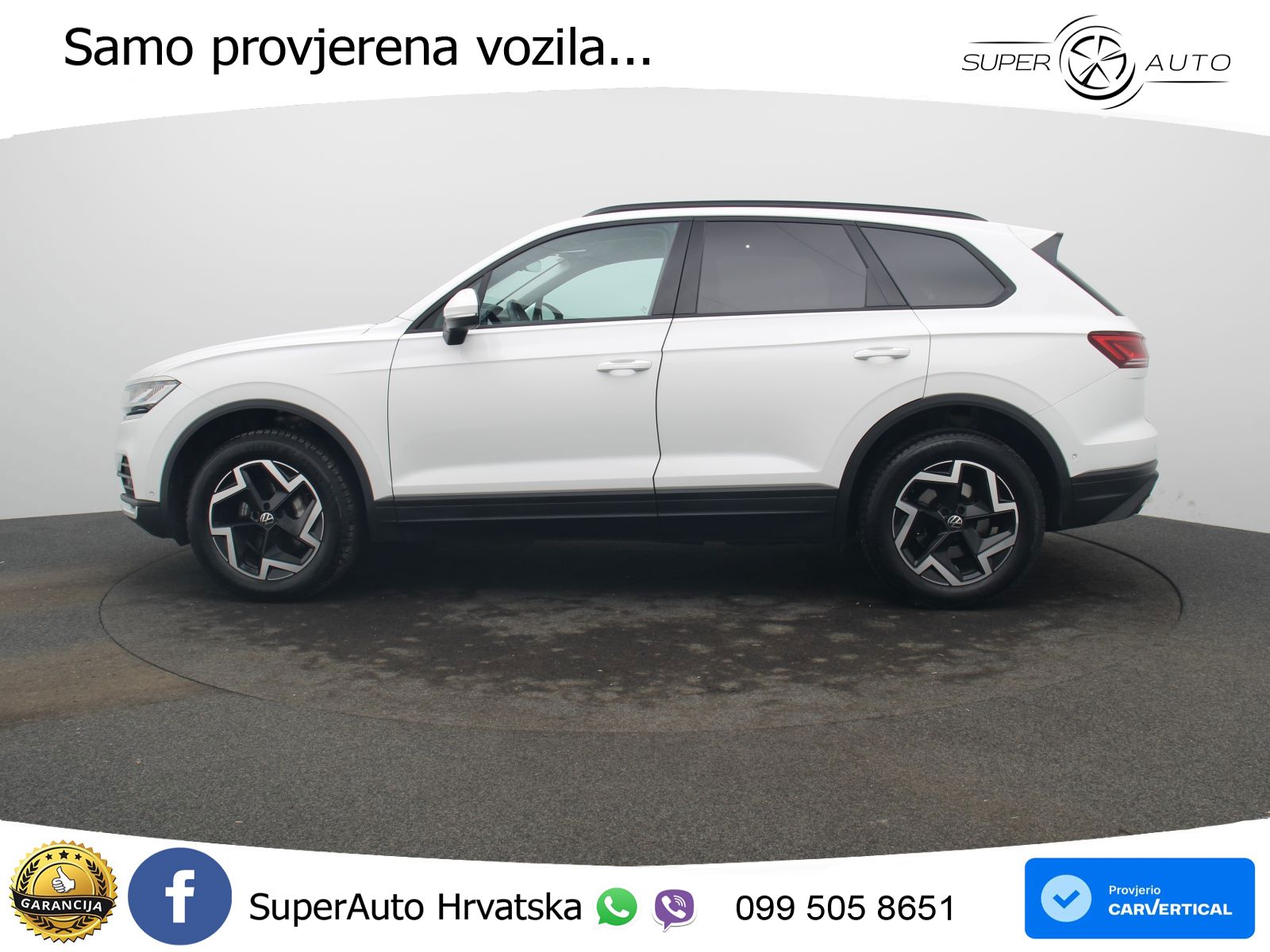 VW Touareg 3.0 TDI V6 4M Aut. 231 KS, ZRAČNI+LED+ACC+GR SJED+KAM+PDC