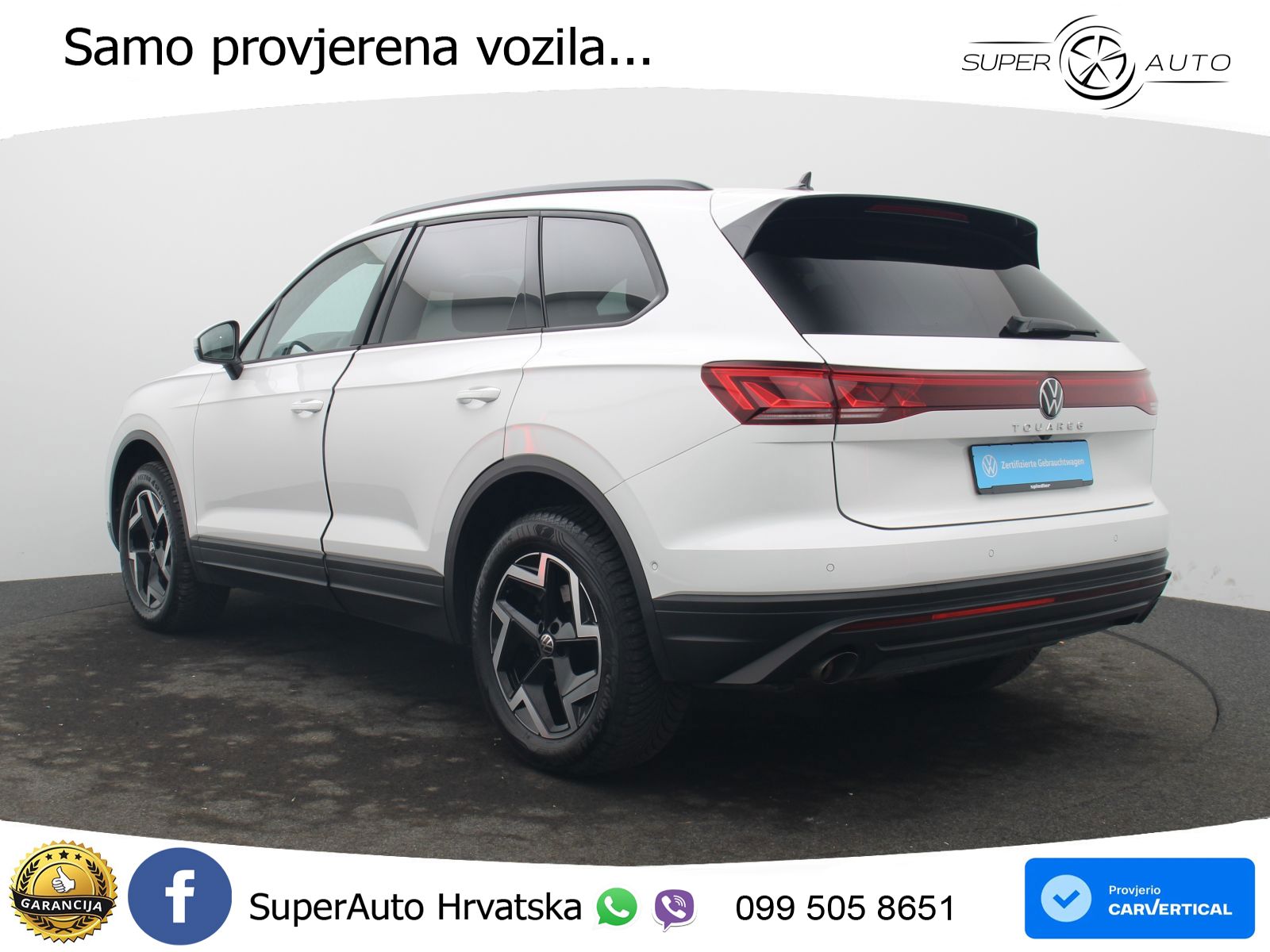 VW Touareg 3.0 TDI V6 4M Aut. 231 KS, ZRAČNI+LED+ACC+GR SJED+KAM+PDC