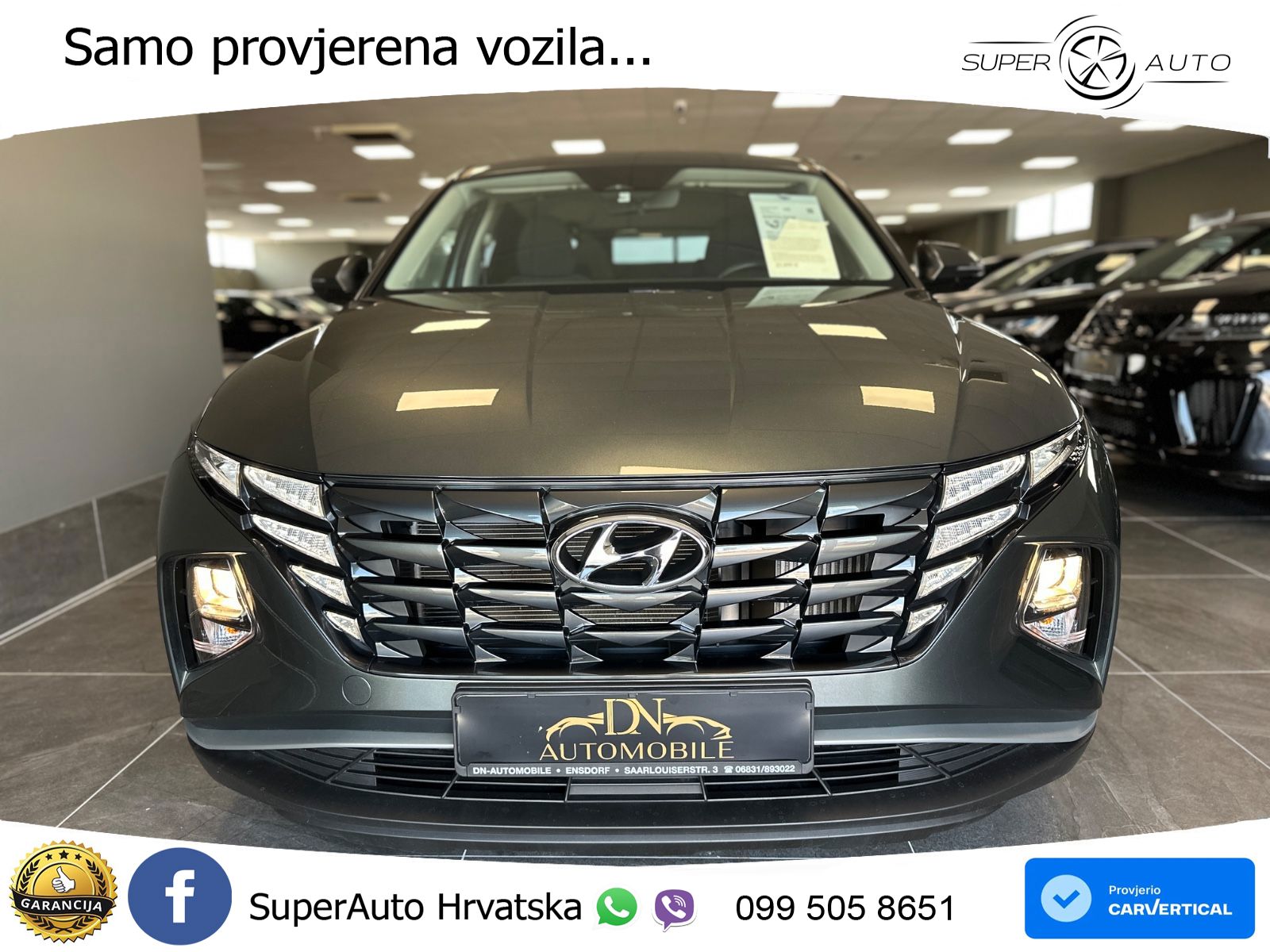 Hyundai Tucson 1.6 CRDi Trend 116 KS, LED+TEM+ASIST+NAVI+KAM+VIRT