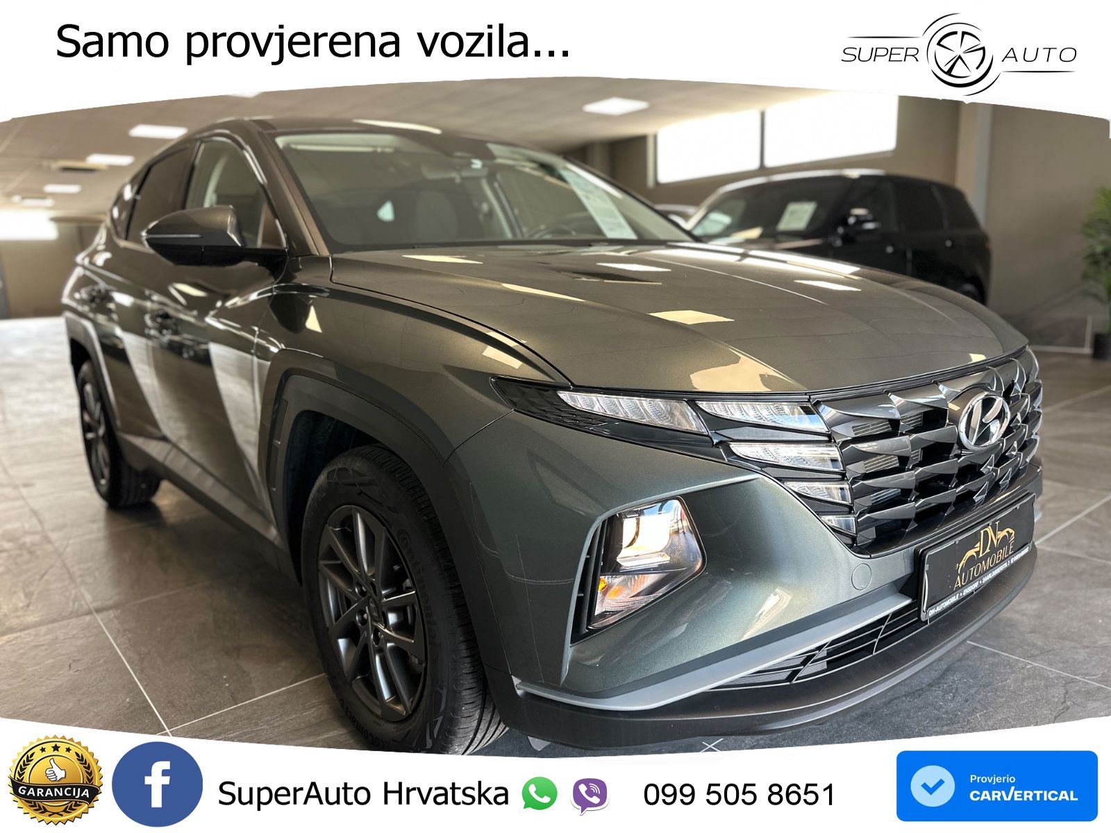 Hyundai Tucson 1.6 CRDi Trend 116 KS, LED+TEM+ASIST+NAVI+KAM+VIRT