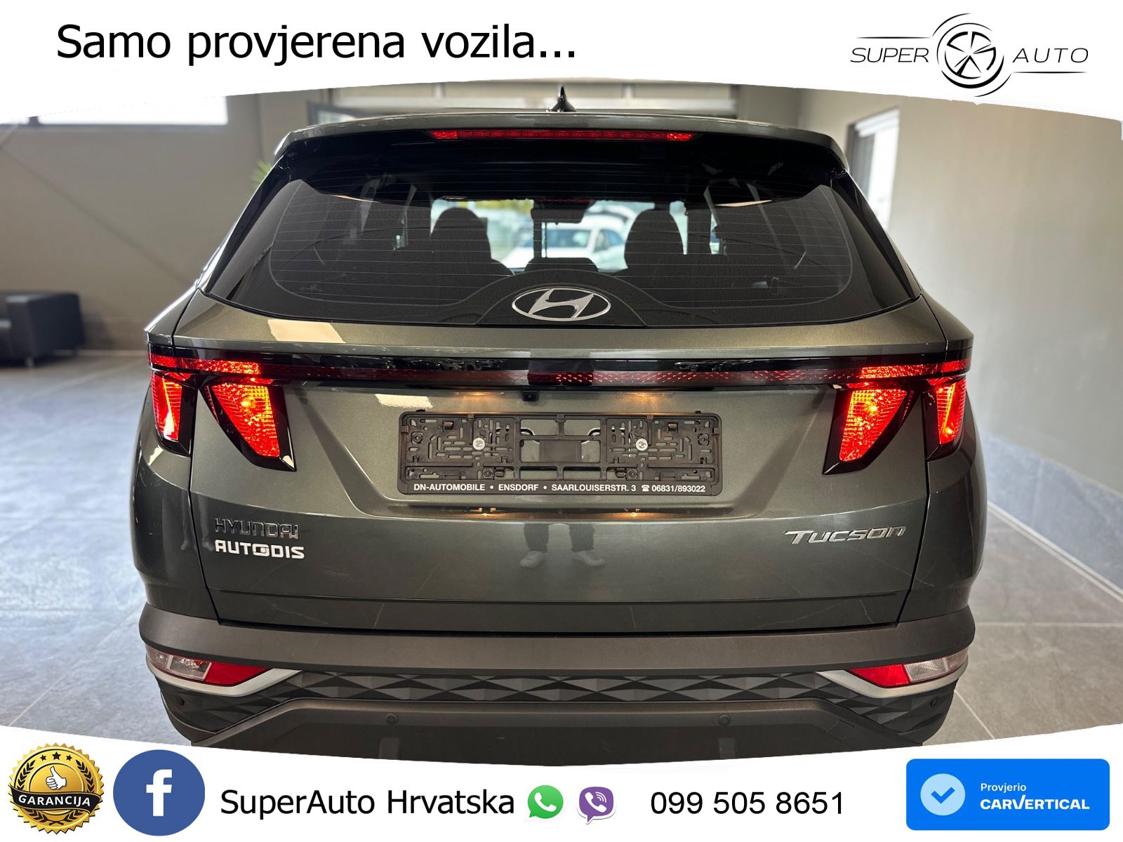 Hyundai Tucson 1.6 CRDi Trend 116 KS, LED+TEM+ASIST+NAVI+KAM+VIRT