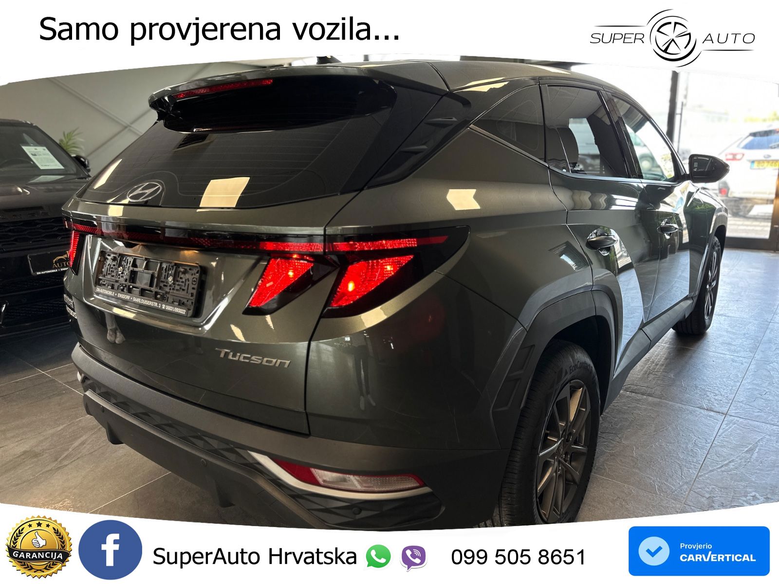 Hyundai Tucson 1.6 CRDi Trend 116 KS, LED+TEM+ASIST+NAVI+KAM+VIRT