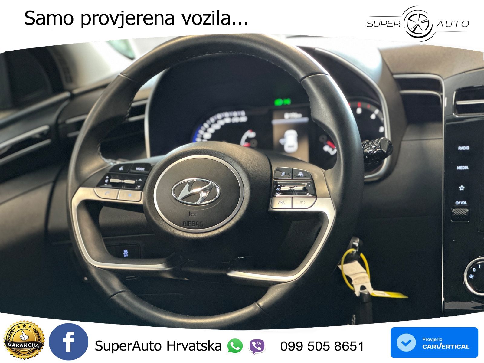 Hyundai Tucson 1.6 CRDi Trend 116 KS, LED+TEM+ASIST+NAVI+KAM+VIRT