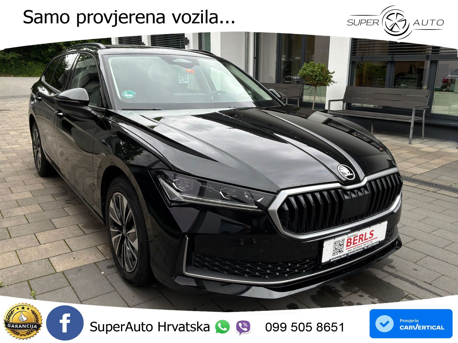 Škoda Superb Combi 2.0 TDI 4x4 193 KS, MATRIX+ACC+GR SJED+MASAŽA+KAM+PDC