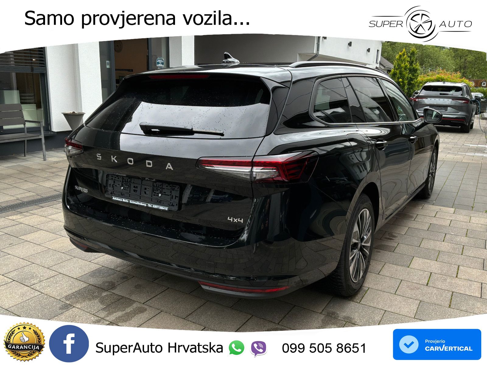 Škoda Superb Combi 2.0 TDI 4x4 193 KS, MATRIX+ACC+GR SJED+MASAŽA+KAM+PDC