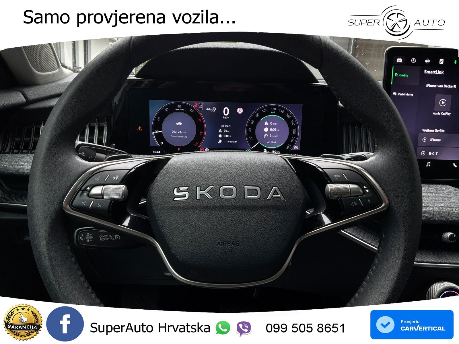 Škoda Superb Combi 2.0 TDI 4x4 193 KS, MATRIX+ACC+GR SJED+MASAŽA+KAM+PDC