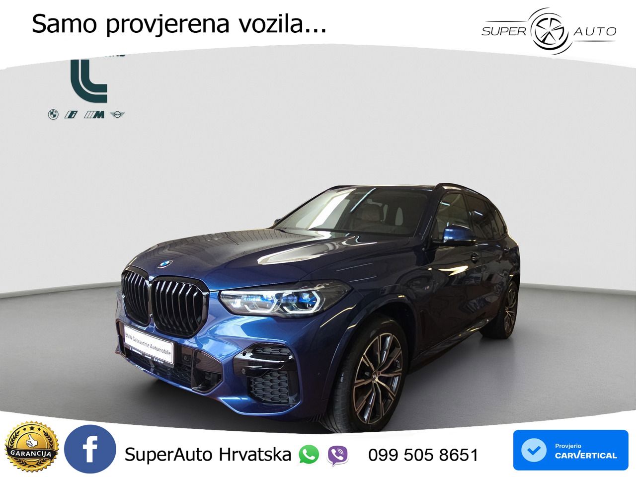 BMW X5 30d Steptronic xDrive M Sport 286 KS, ZRAČNI+ACC+HEAD+GR SJED+360+PANO